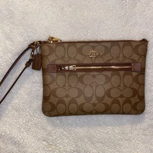 Large Coach Wristlet
